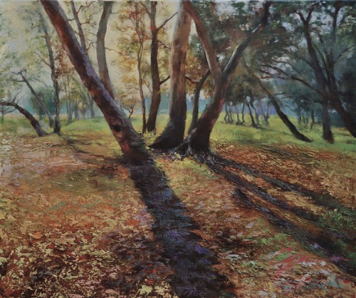“Autumn Afternoon”
Oil on canvas  20”x24”
Selected into the National Juried Competition 2009 of American Women Artists